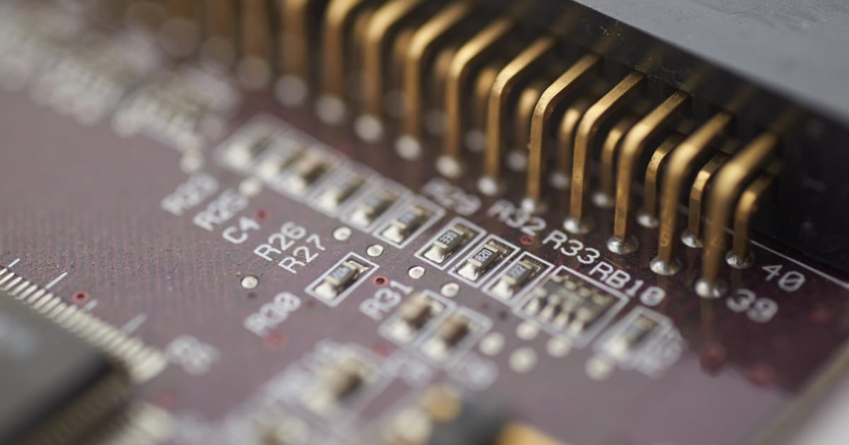 Circuit board technology — illustrating an article on Rebuff Open-Source Prompt Injection Defense in Production